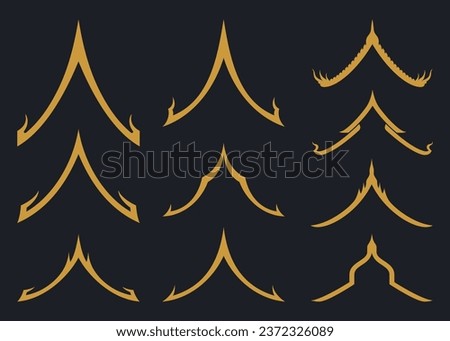 Similar – Image, Stock Photo Roof + Gable Gable roofs