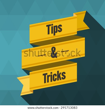 Tips and tricks ribbon design