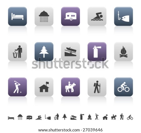 recreation and camping pictograms (2 of 3)
