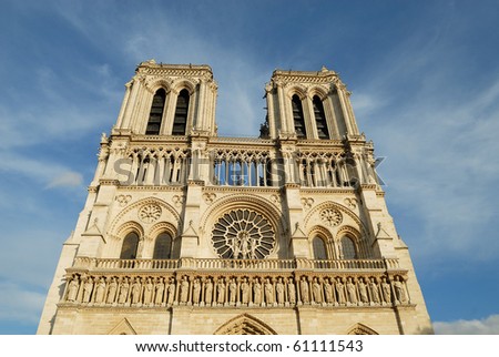 Notre Dame of Paris: West facade