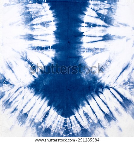 Abstract tie dyed fabric background
