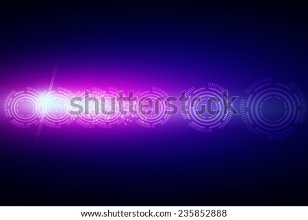 Abstract pink blue technology background.