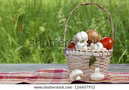 Making food for a picnic