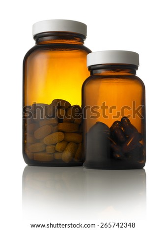 Multi Vitamins in Bottles