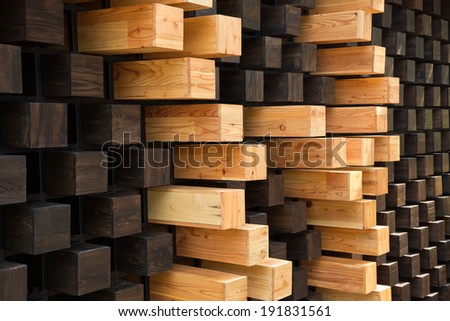 wooden background - square format.