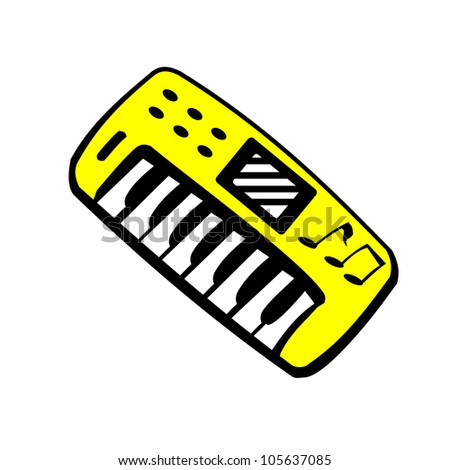 piano, toy piano, synthesizer