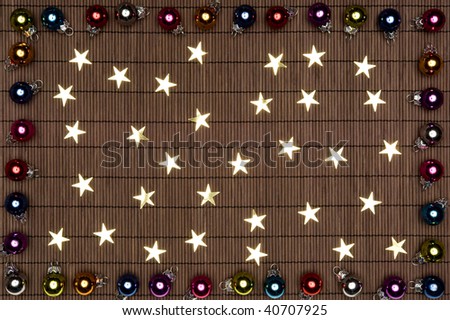 Some stars on background
