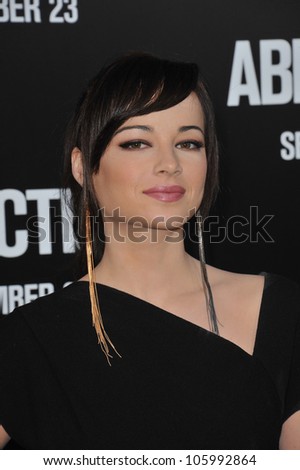 LOS ANGELES, CA - SEPTEMBER 15, 2011: Ashley Rickards at the world premiere of \