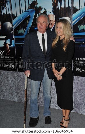LOS ANGELES, CA - MARCH 22, 2011: James Caan & wife at the premiere of \