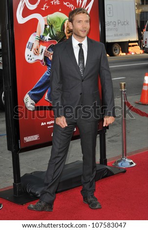LOS ANGELES, CA - JULY 27, 2010: Mark Webber at the world premiere of his new movie 