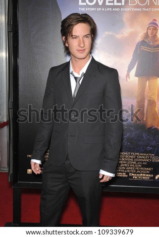LOS ANGELES, CA - DECEMBER 7, 2009: Andrew James Allen at the Los Angeles premier of his new movie \