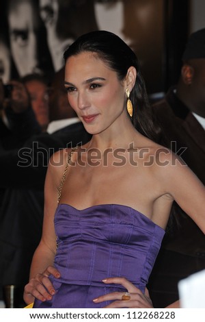 LOS ANGELES, CA - MARCH 12, 2009: Gal Gadot at the world premiere of her new movie \
