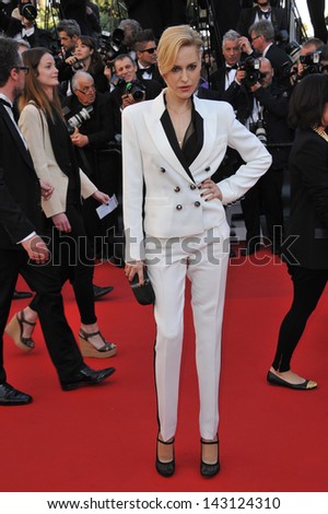 CANNES, FRANCE - MAY 17, 2013: Aimee Mullins at the gala premiere of \