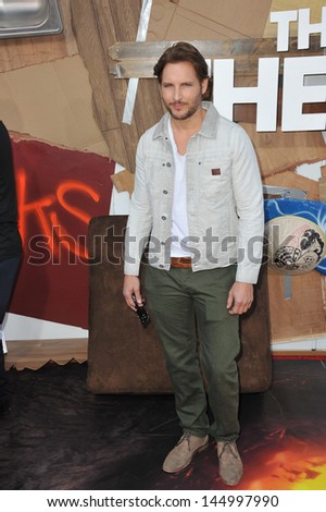 LOS ANGELES, CA - JUNE 3, 2013: Peter Facinelli at the world premiere of \