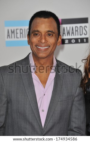 LOS ANGELES, CA - NOVEMBER 20, 2011: Jon Secada at the 2011 American Music Awards at the Nokia Theatre L.A. Live in downtown Los Angeles.