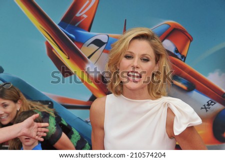 LOS ANGELES, CA - JULY 15, 2014: Julie Bowen at the world premiere of her movie Disney\'s \