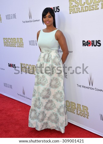 LOS ANGELES, CA - JUNE 22, 2015: Sharon Leal at the Los Angeles premiere of \