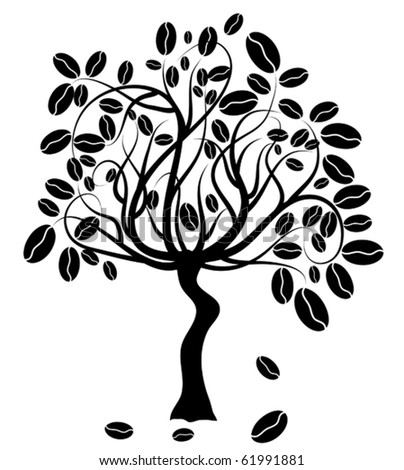 Coffee Tree, Vector Illustration - 61991881 : Shutterstock
