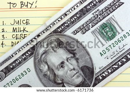 To buy list with dollars