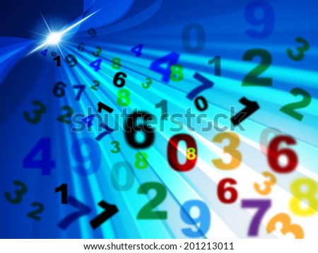 Numbers Background Representing Learn Training And Studying