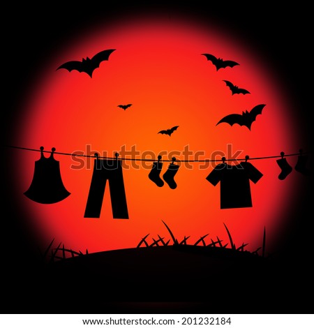 Halloween Background Meaning Trick Or Treat And Fruit Bat