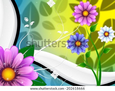 Floral Background Representing Backgrounds Petals And Florist