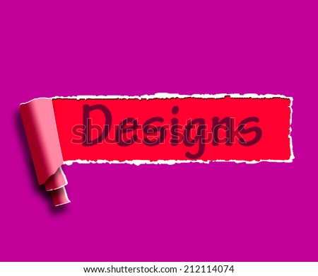Designs Word Meaning Web Designing And Planning