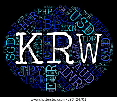 Krw Currency Meaning South Korean Won And South Korean Won