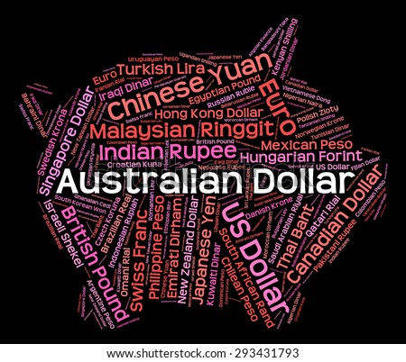 Australian Dollar Meaning Worldwide Trading And Wordcloud