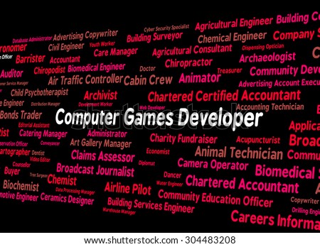 Computer Games Developer Meaning Play Time And Computing