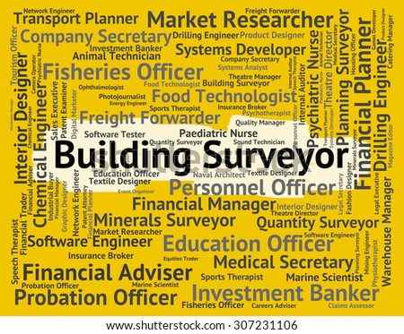 Building Surveyor Representing Constructions Employee And Home