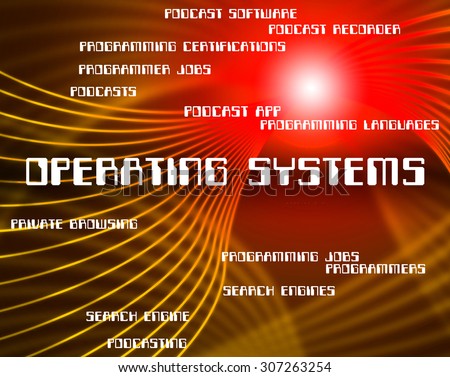 Operating Systems Meaning Pc Operate And Words