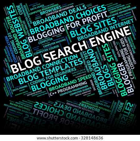 Blog Search Engine Showing Explore Websites And Research