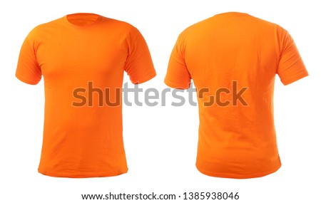 Free Vector Orange T-shirt Design Template | Download Free Vector Art ...