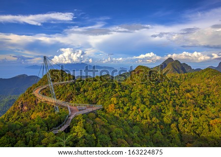 Similar – Image, Stock Photo Langkawi Cable Car Summer