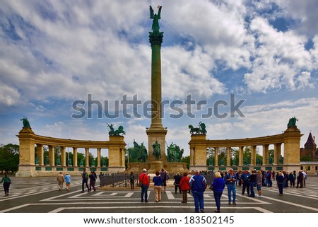 Heroes square , Budapest