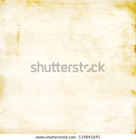 Painted wood crackle distress surface texture -Ivory