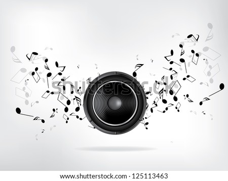 Abstract music retro grunge background