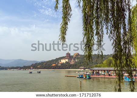 Kunming Lake in Summer Palace in Beijing, China