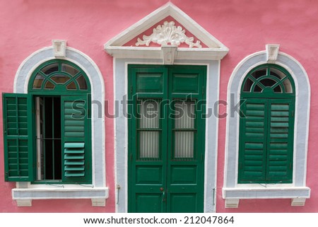 Old style windows and door