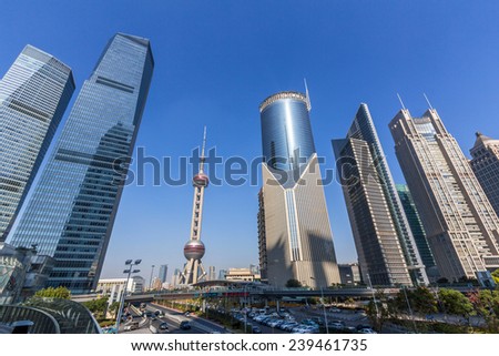 Shanghai Skyline. Shanghai is the largest Chinese city by population and the largest city proper by population in the world.