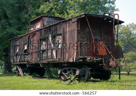 Freight Train Caboose Stock Photo 566257 : Shutterstock