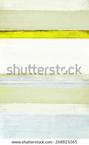 Blue and Yellow Abstract Art Painting