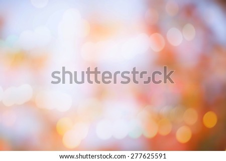 Abstract Bokeh Blurred on colorful background.Space For Text and source for graphic design