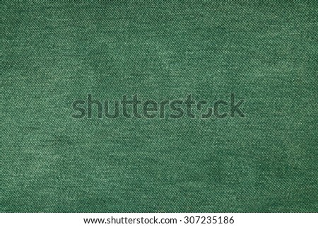 Texture background of green jeans