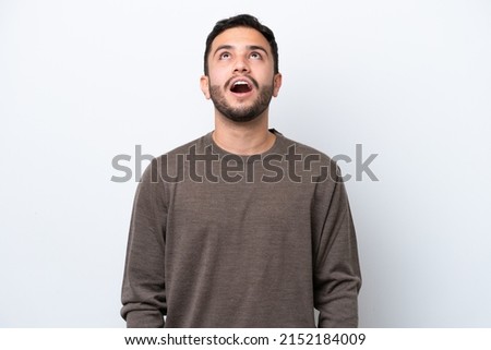 Similar – Image, Stock Photo portrait of a thoughtful man