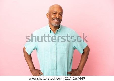 Similar – Image, Stock Photo cuban man in a blue street , cuba