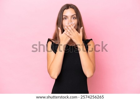 Similar – Image, Stock Photo Young Caucasian Woman Covering Ears with Hands