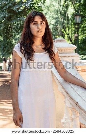 Similar – Image, Stock Photo Pearl necklace in sunlight