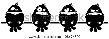 http://image.shutterstock.com/display_pic_with_logo/1101119/108696500/stock-vector-four-birds-with-different-expressions-108696500.jpg